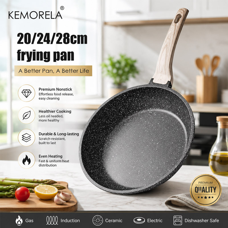 Mini Pancake Griddle - Wajan Penggorengan Anti Lengket 20/24/28cm, Wajan