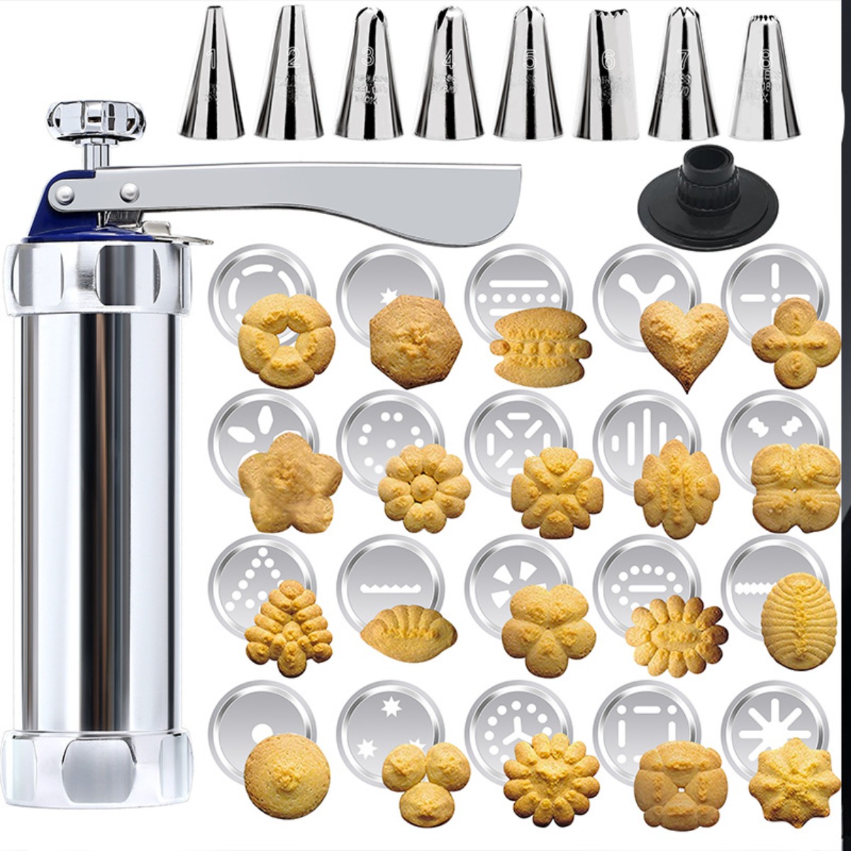 Churros Maker Gun - Alat Pembuat Kue Kering dari Baja