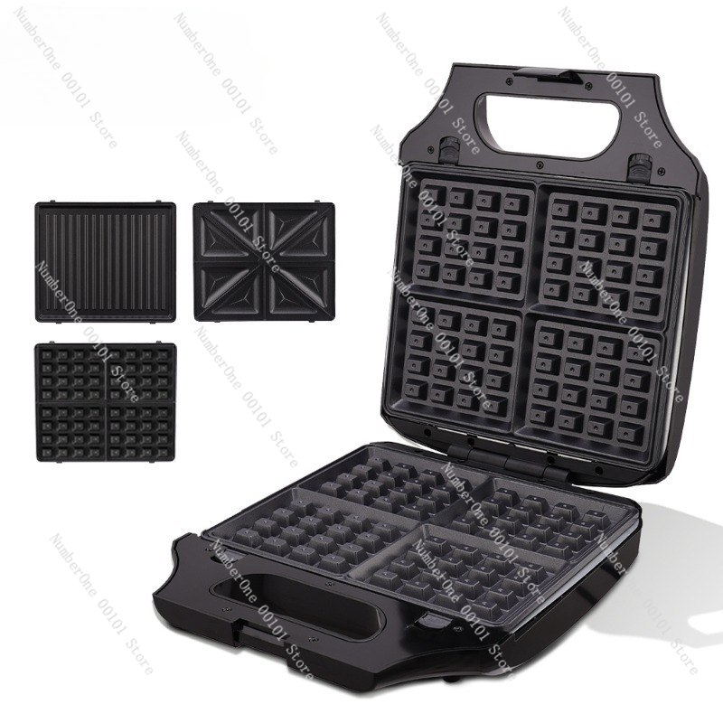 Egg Waffle Pan - Pembuat Sarapan Multifungsi 3 in 1