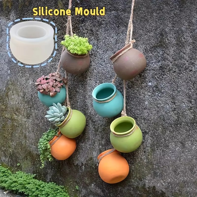 Potsticker Mold - Cetakan Pot Bunga Silikon, Cetakan Resin,
