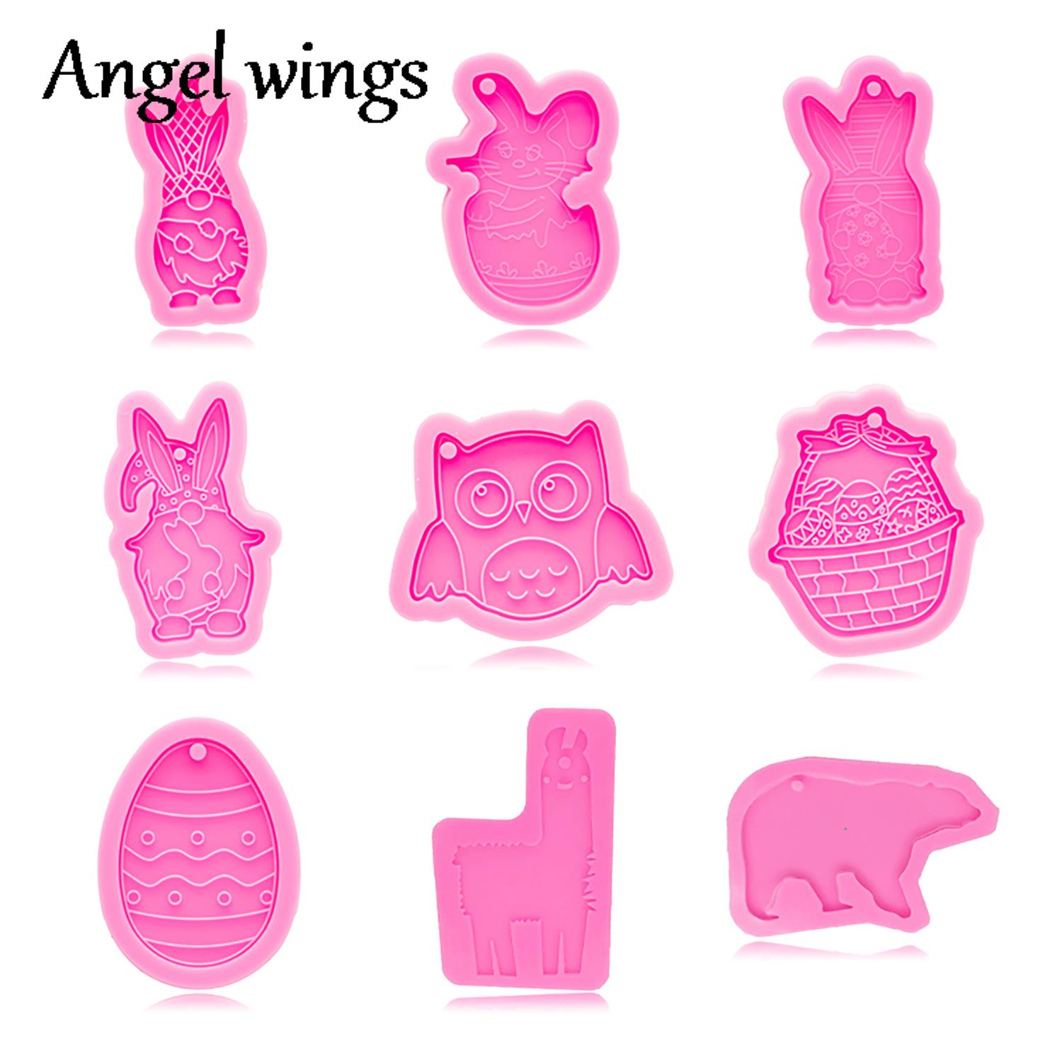 Bunny Cake Mold - DY0943 Cetakan Silikon Kelinci Paskah/Telur/Burung Hantu/Beruang,