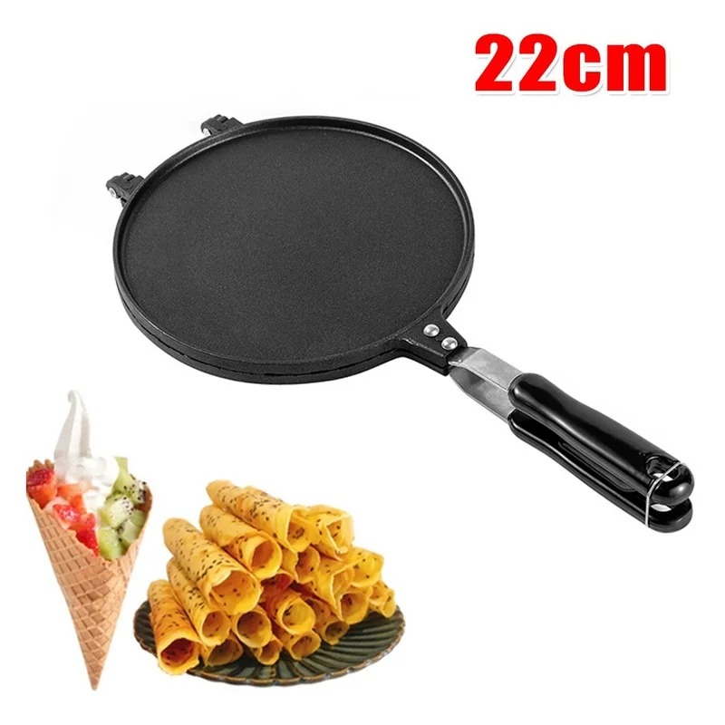 Egg Waffle Pan - Pembuat Wafel Gulung Telur Tidak Lengket