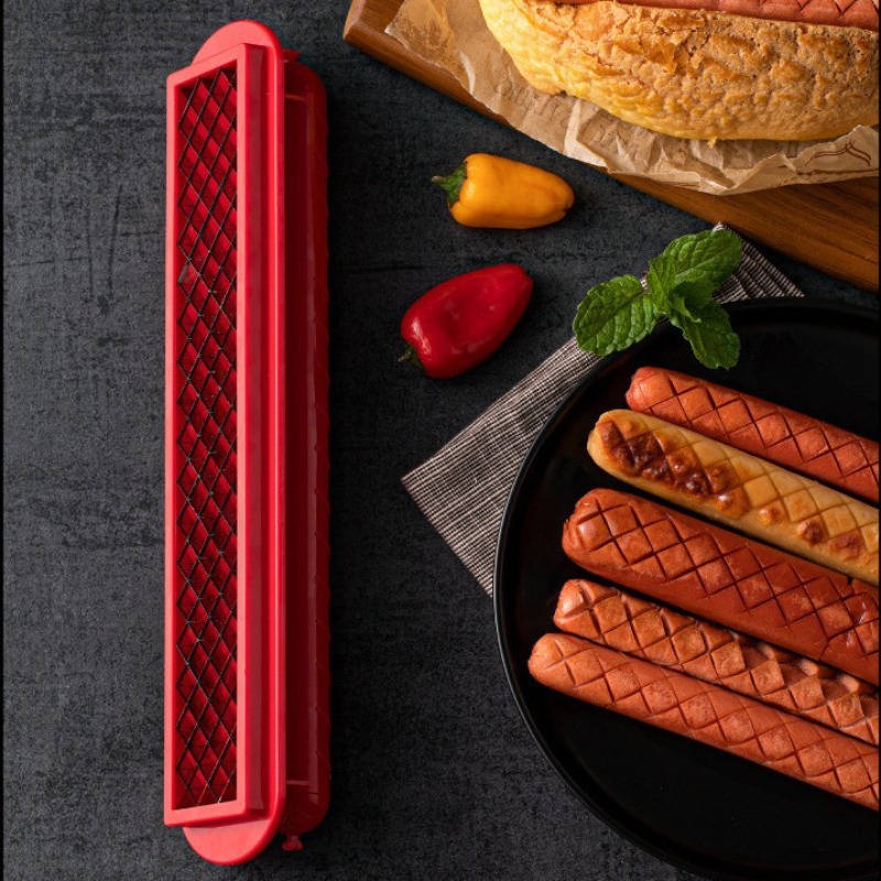 Hot Dog Press - Alat Pengiris Hot Dog Multifungsi Baja