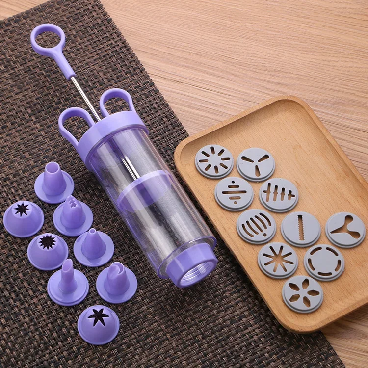 Churros Maker Gun - Mesin pembuat tekan kue Manual DIY,