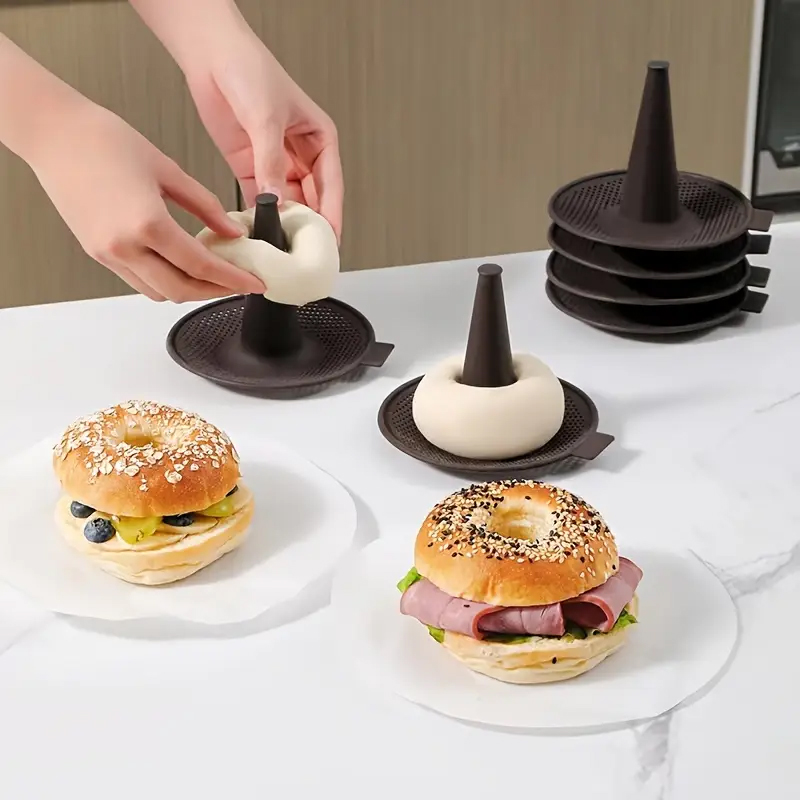 Donut Mold Silicone - 6/12 Buah Set Cetakan Kue Silikon