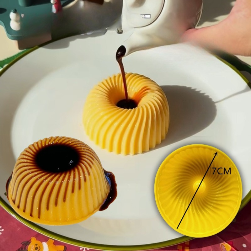 Donut Mold Silicone - Cetakan Donat Muffin Cupcake Crème Brûlée