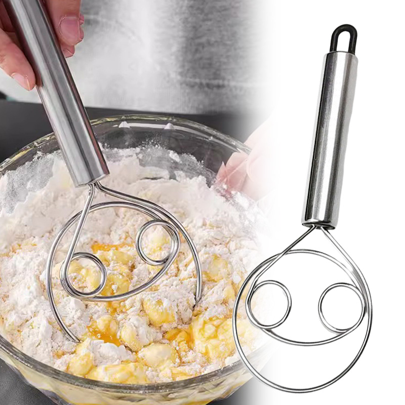 Danish Pancake Pan - Pengocok Roti Adonan Denmark Pegangan Baja