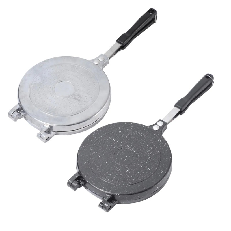 Mini Pancake Griddle - Wajan Penggorengan Dua Sisi Paduan Aluminium