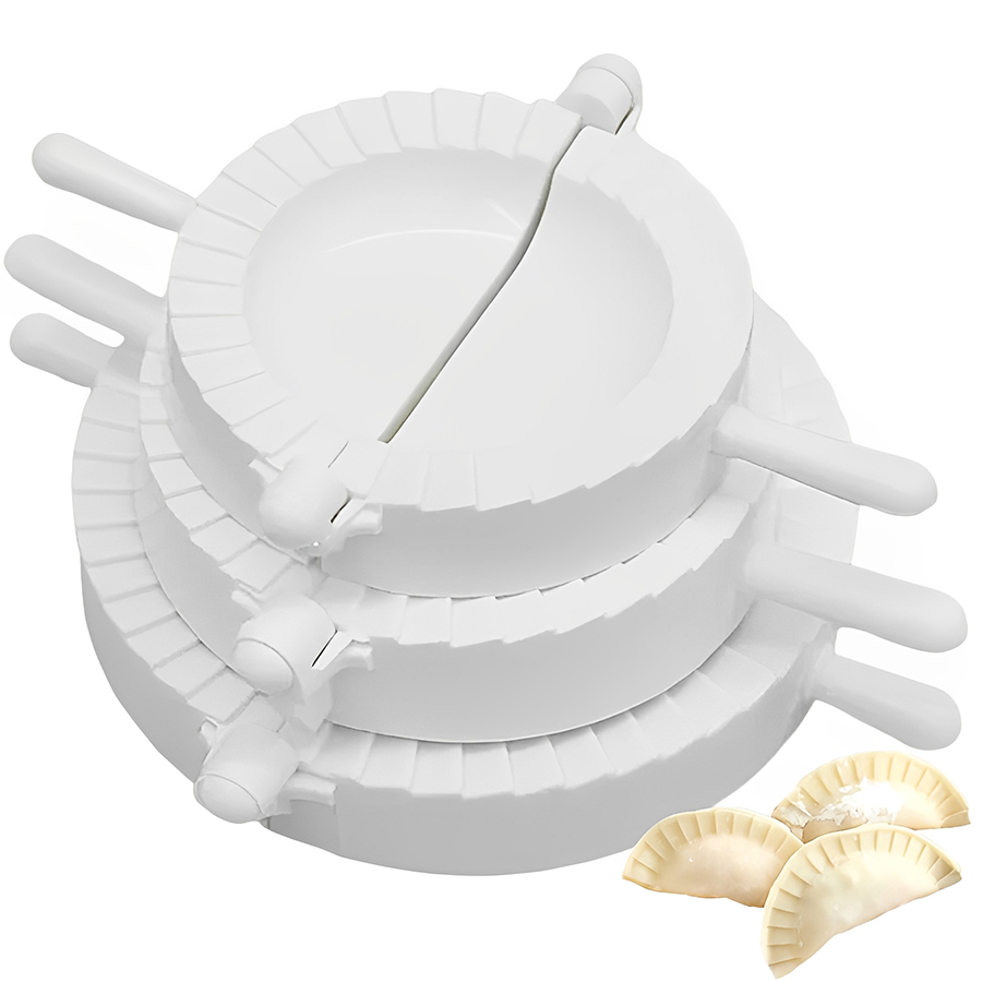 Dumpling Press Set - 3 Buah/Set 7-10Cm Pembuat Pangsit Plastik