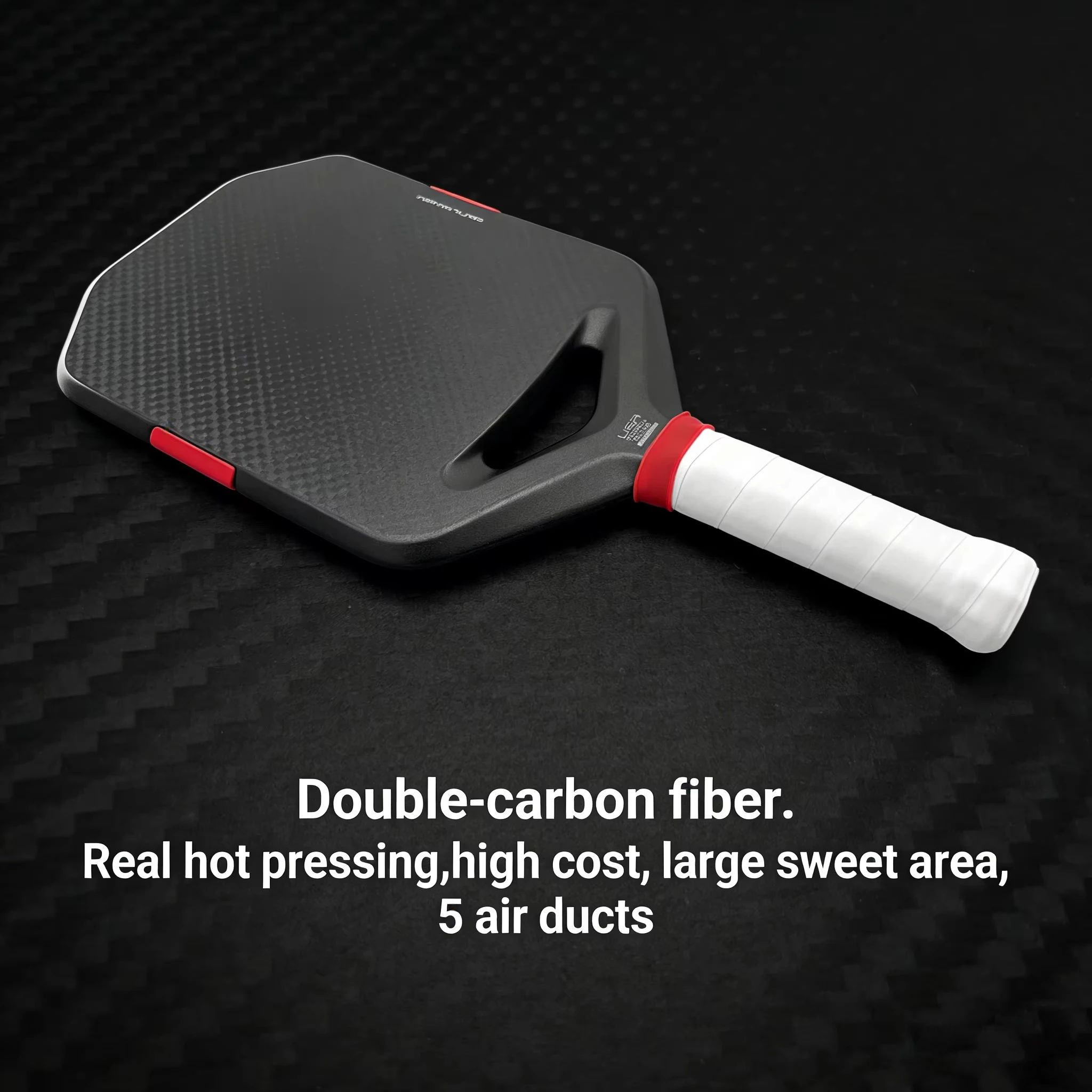 Raket Pickleball Premium Tourn - Crepe Pan Carbon ulasan dan harga