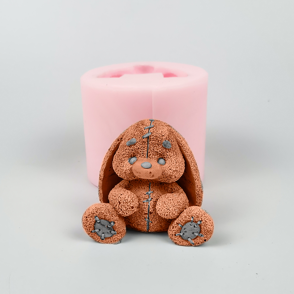 Cetakan Silikon 3D Mainan Bone - Bunny Cake Mold ulasan dan harga