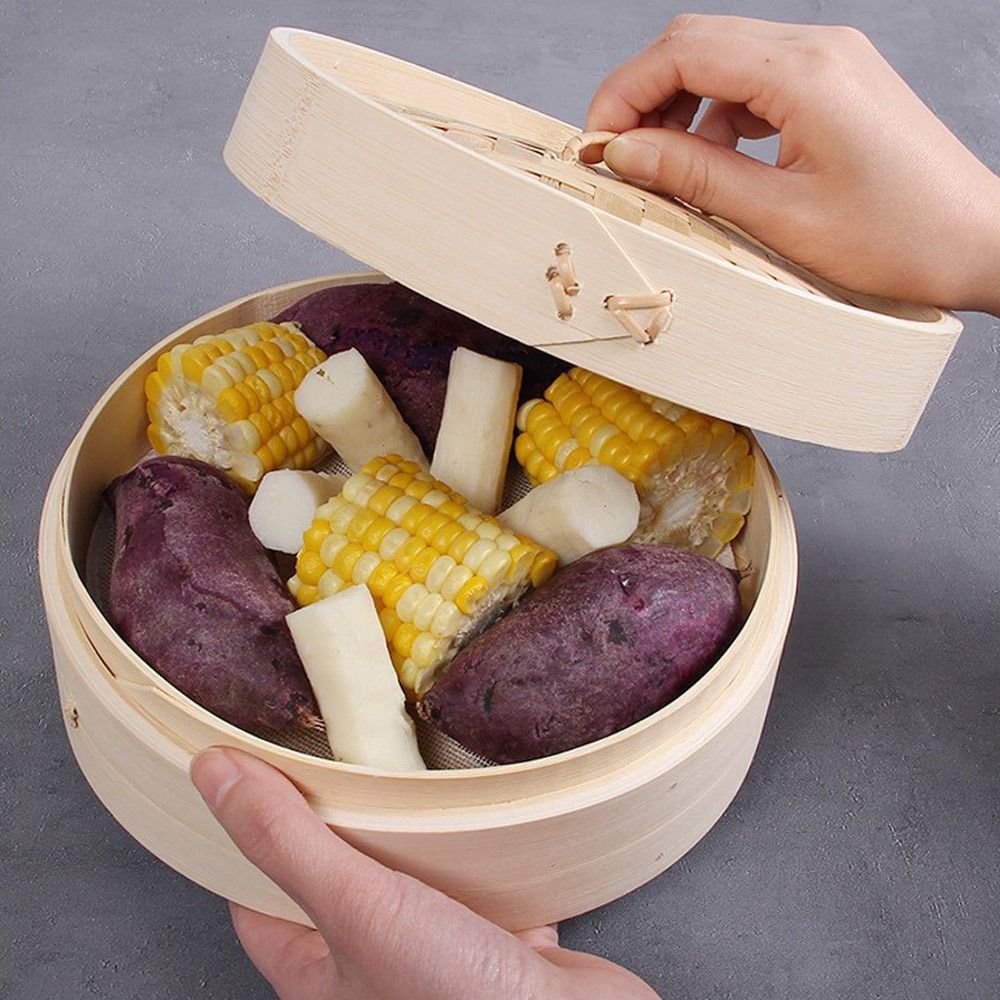 Ketel Kukus Bambu Cina dengan  - Bao Steamer Bamboo ulasan dan harga