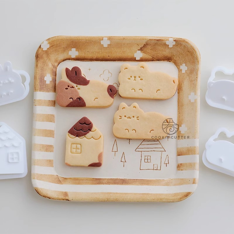 Kartun Hewan Pemotong Kue Hewa - Bunny Cake Mold ulasan dan harga
