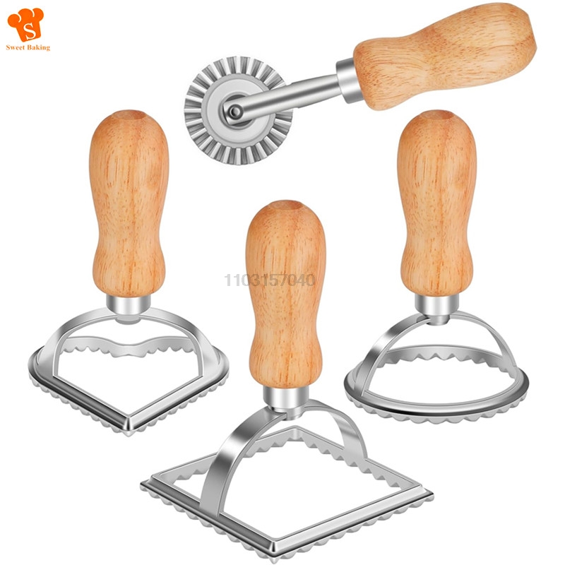 3/4 Buah Set Cetakan Pasta Man - Dumpling Press Set ulasan dan harga
