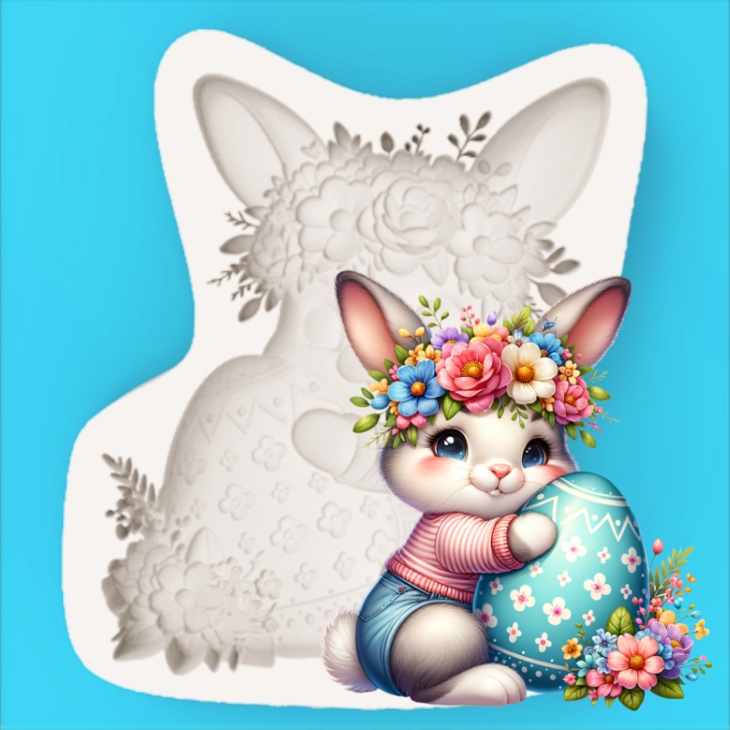 Cetakan Kue Silikon Bentuk Kel - Bunny Cake Mold ulasan dan harga