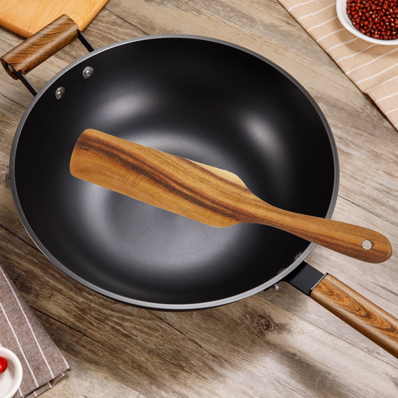 Spatula Masak Dapur Gagang Pan - Okonomiyaki Spatula ulasan dan harga