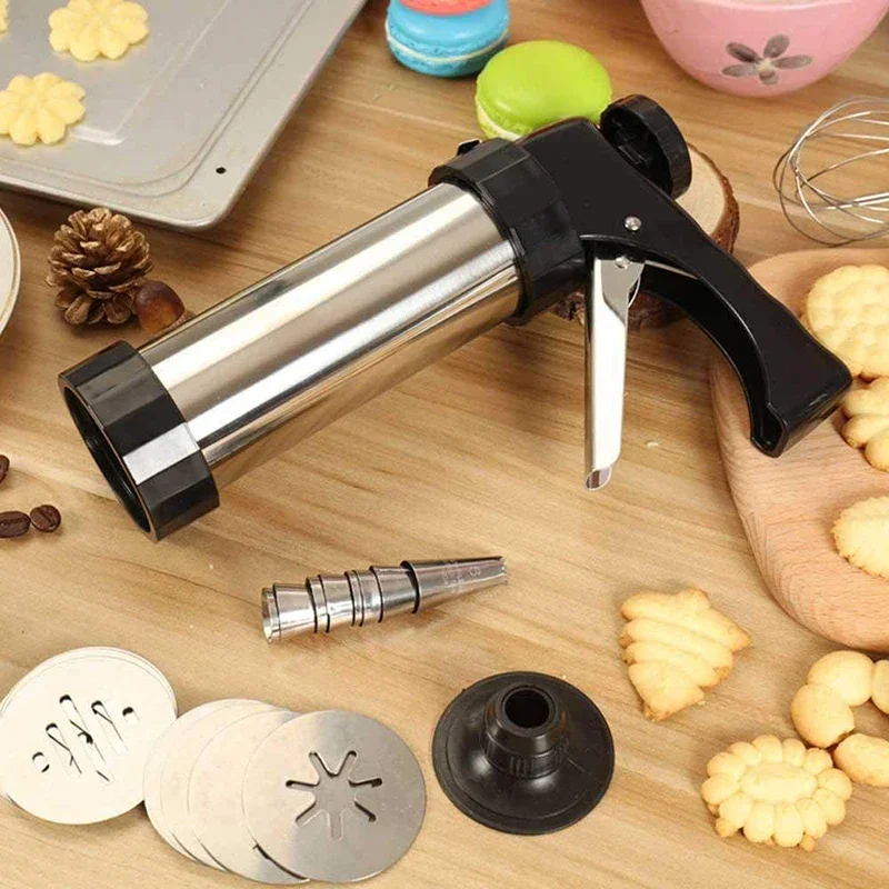 Kit Pistol Tekan Kue Stainless - Churros Maker Gun ulasan dan harga
