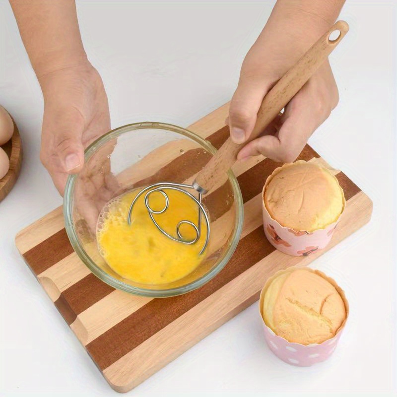 Mixer Adonan Manual Pengocok A - Danish Pancake Pan ulasan dan harga