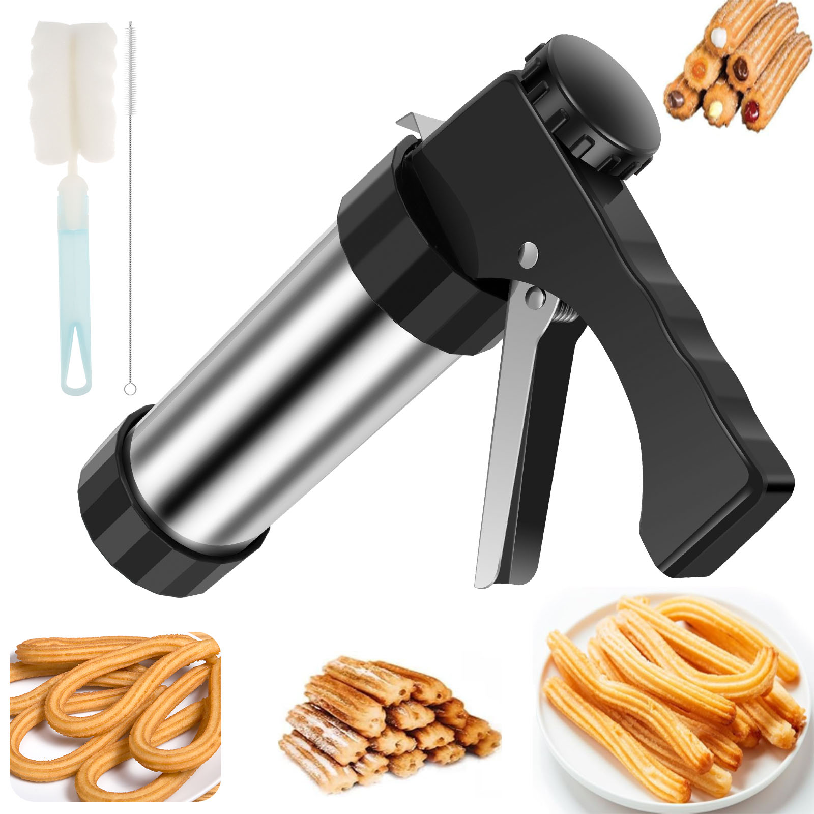 Mesin Pembuat Churro, Kit Pist - Churros Maker Gun ulasan dan harga