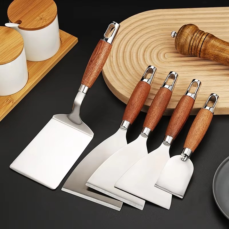 Spatula Panggangan Persegi/Per - Okonomiyaki Spatula ulasan dan harga