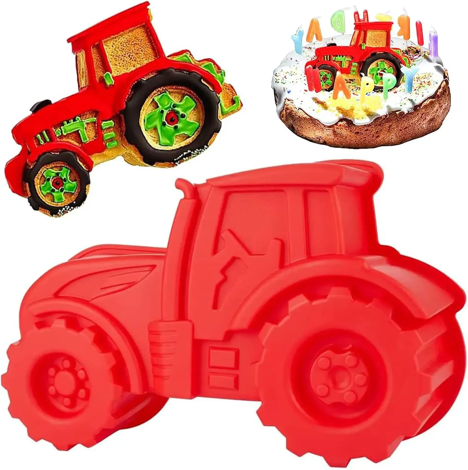 Cetakan kue silikon traktor 3D - Bunny Cake Mold ulasan dan harga