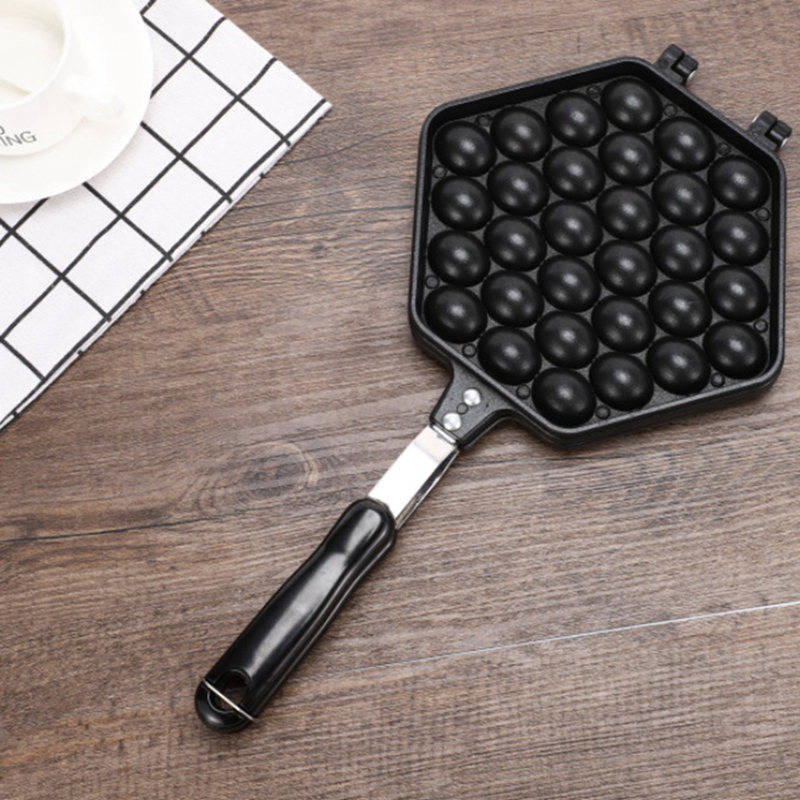 Cetakan Kue Telur Gelembung, L - Egg Waffle Pan ulasan dan harga