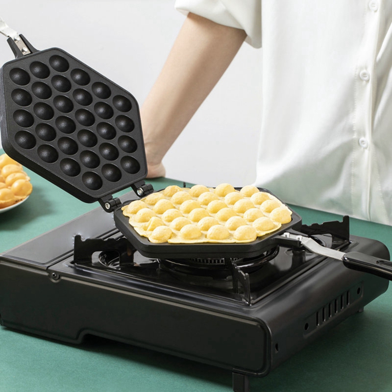 Cetakan Kue Telur Gelembung, L - Egg Waffle Pan ulasan dan harga