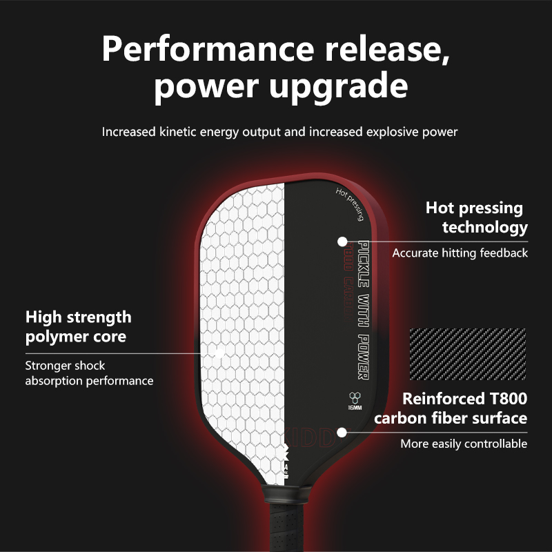 Raket Pickleball Serat Karbon  - Crepe Pan Carbon ulasan dan harga