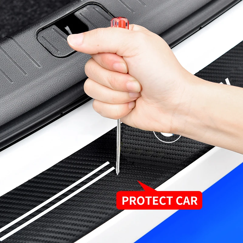 Pelindung Stiker Bumper Belaka - Crepe Pan Carbon ulasan dan harga