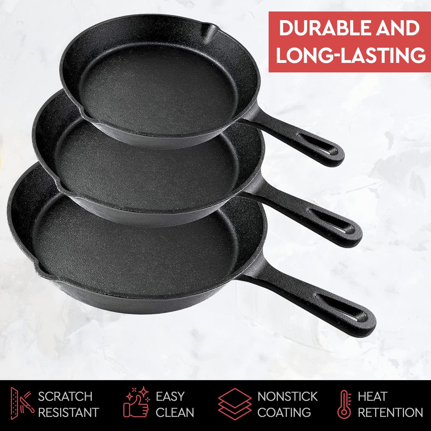 Wajan Besi Cor 14/16/20cm Anti - Cast Iron Corn ulasan dan harga