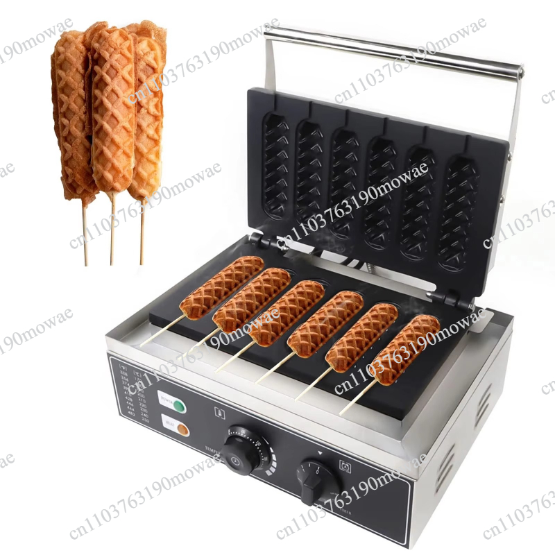 Mesin Pembuat Waffle Bar 6 Lub - Corn Dog Stick ulasan dan harga