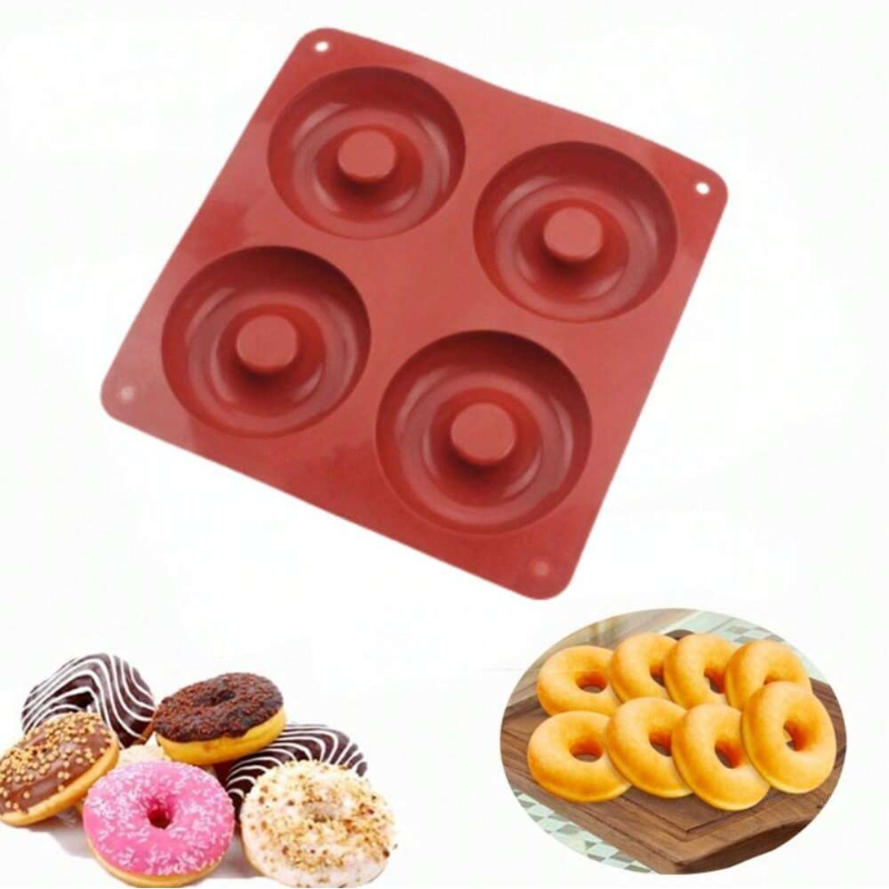 1 buah cetakan silikon donat 4 - Donut Mold Silicone ulasan dan harga