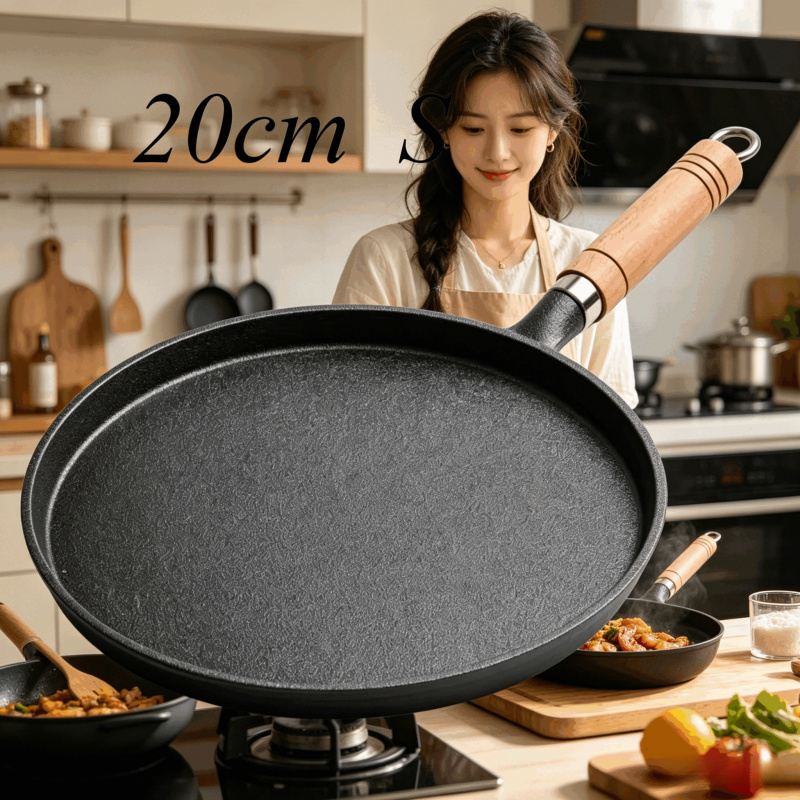Wajan Besi Cor 20cm Gagang Kay - Egg Waffle Pan ulasan dan harga
