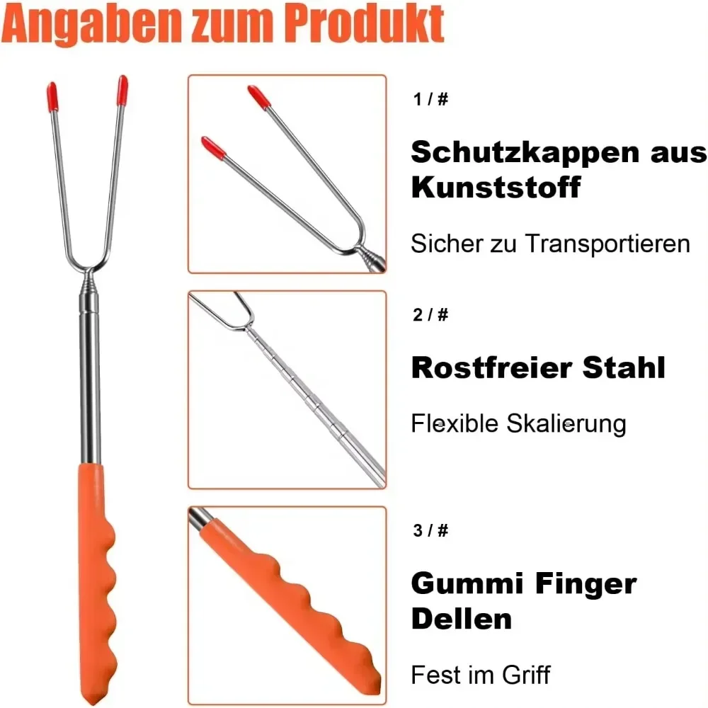 Alat barbekyu teleskopik, garp - Corn Dog Stick ulasan dan harga