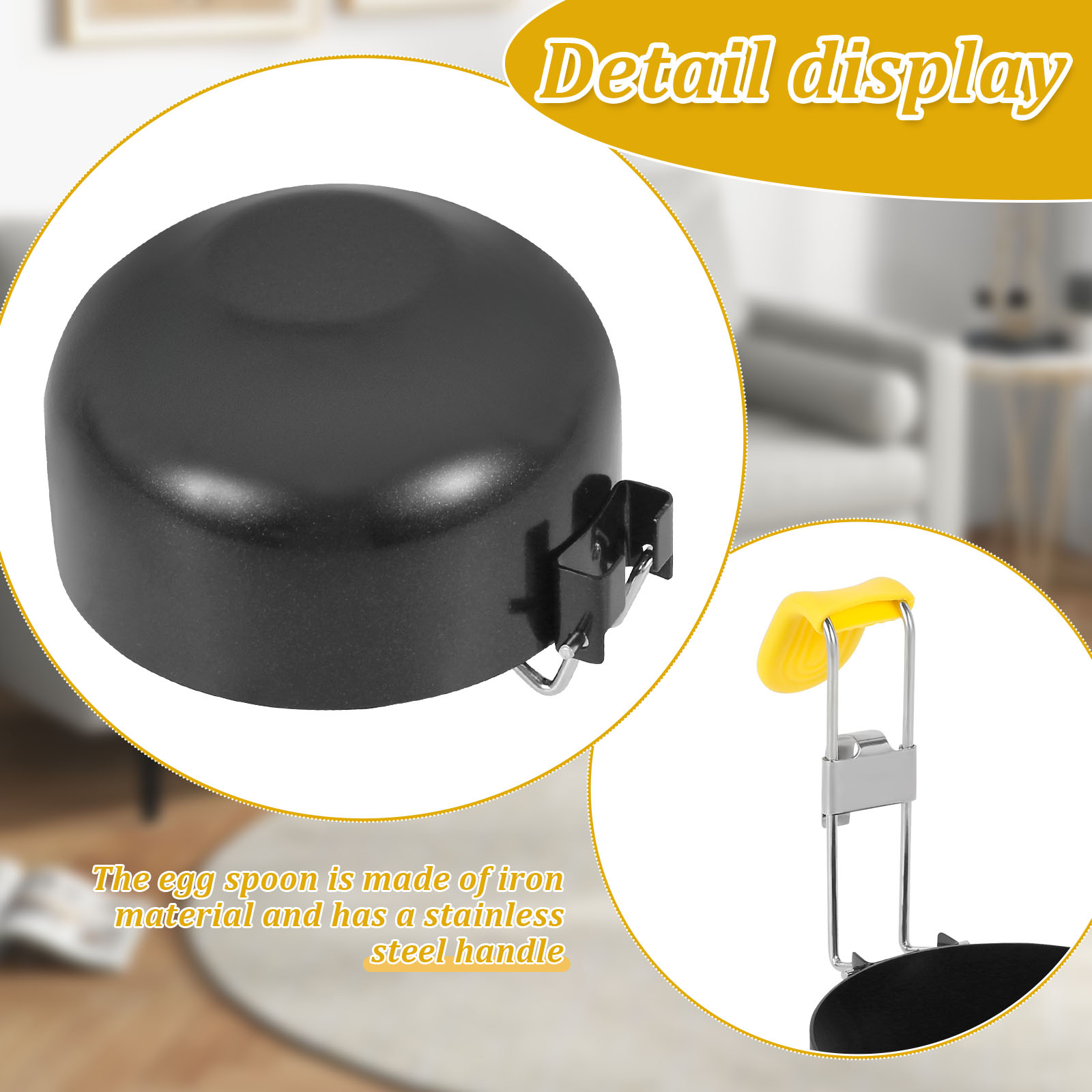 4 Pak Pemburu Telur Baja Tahan - Mini Pancake Griddle ulasan dan harga